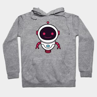 Cute Robot With Circle Head Hoodie